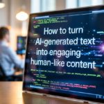 How to Turn AI Generated Text into Engaging Human Like Content