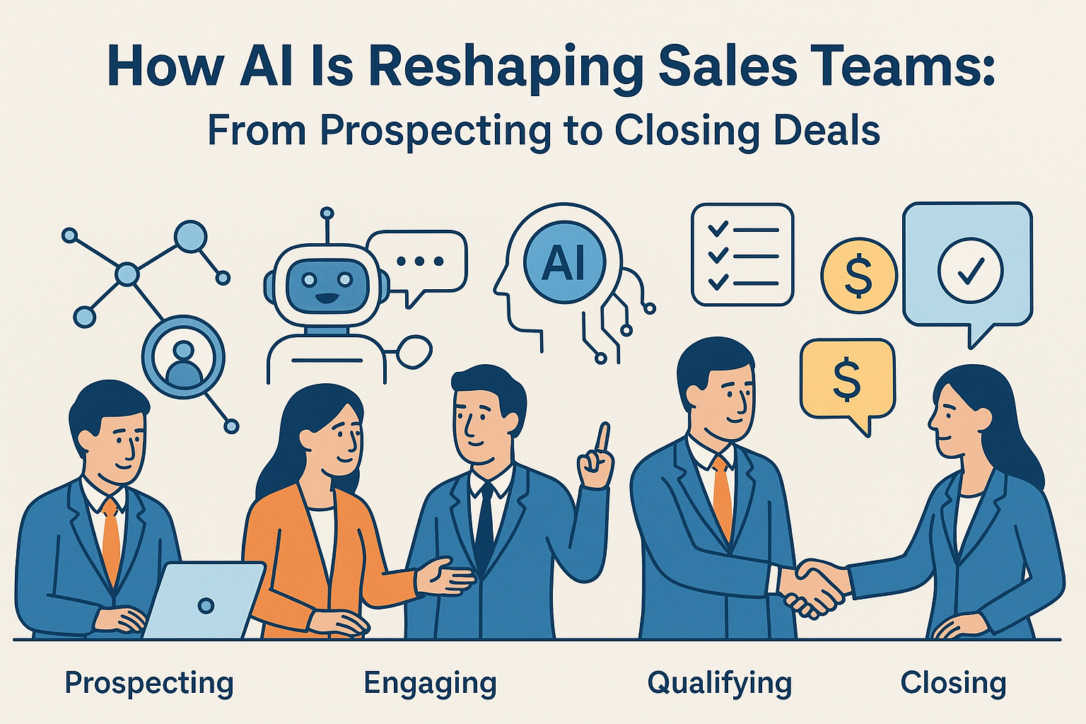How AI Is Reshaping Sales Teams From Prospecting to Closing Deals