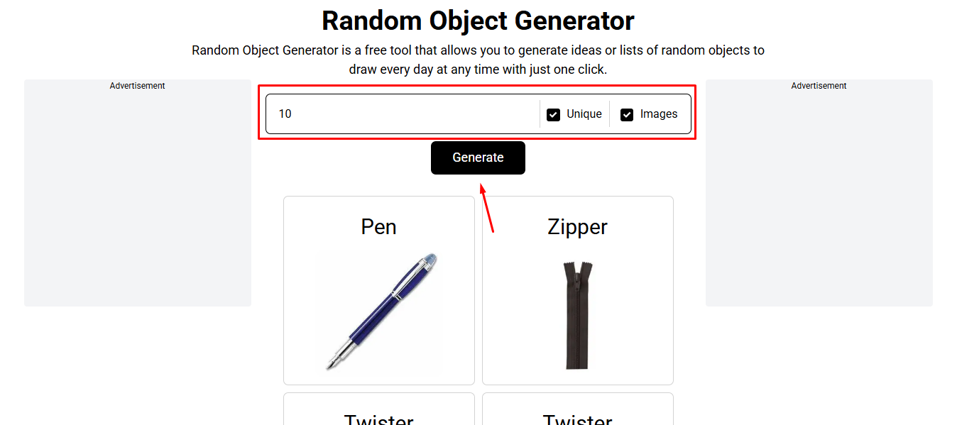 Random Object Generator