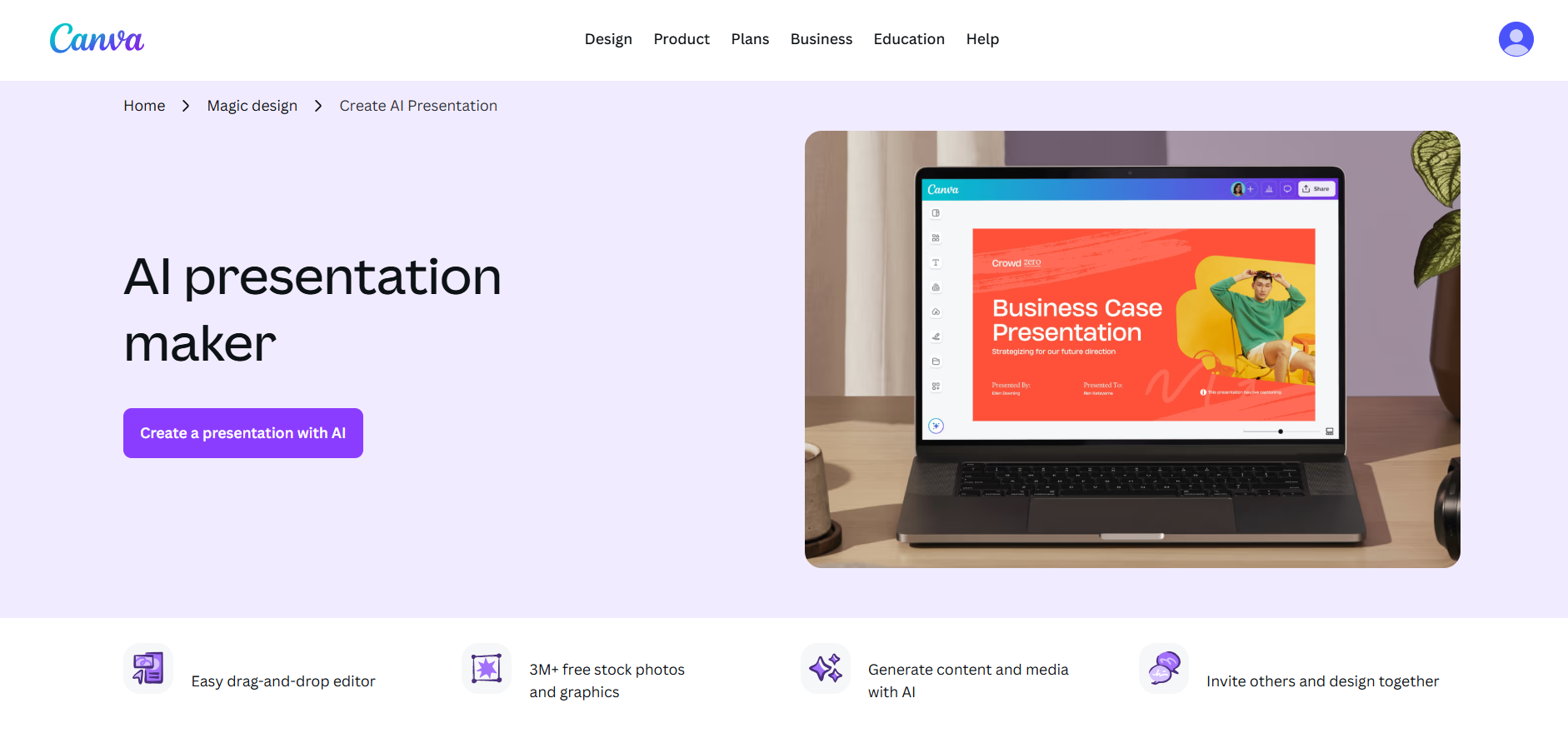 Canva Magic Presentation
