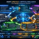 Agent Lifecycle in Artificial Intelligence: From Training to Autonomous Operation