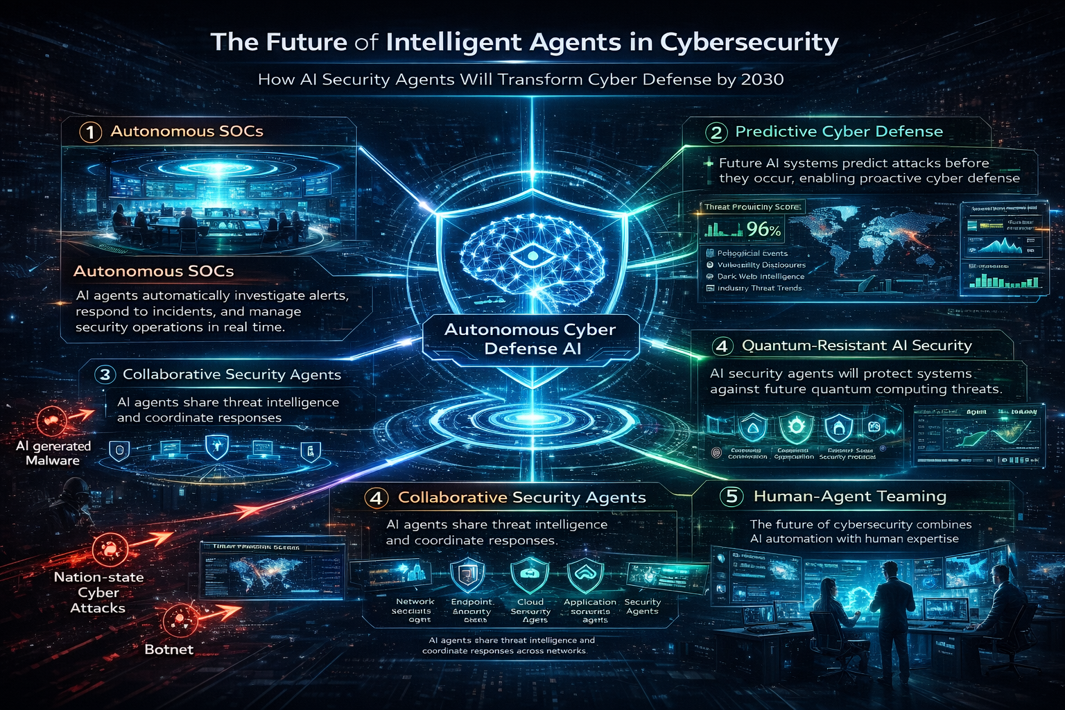 intelligent agents in cybersecurity architecture