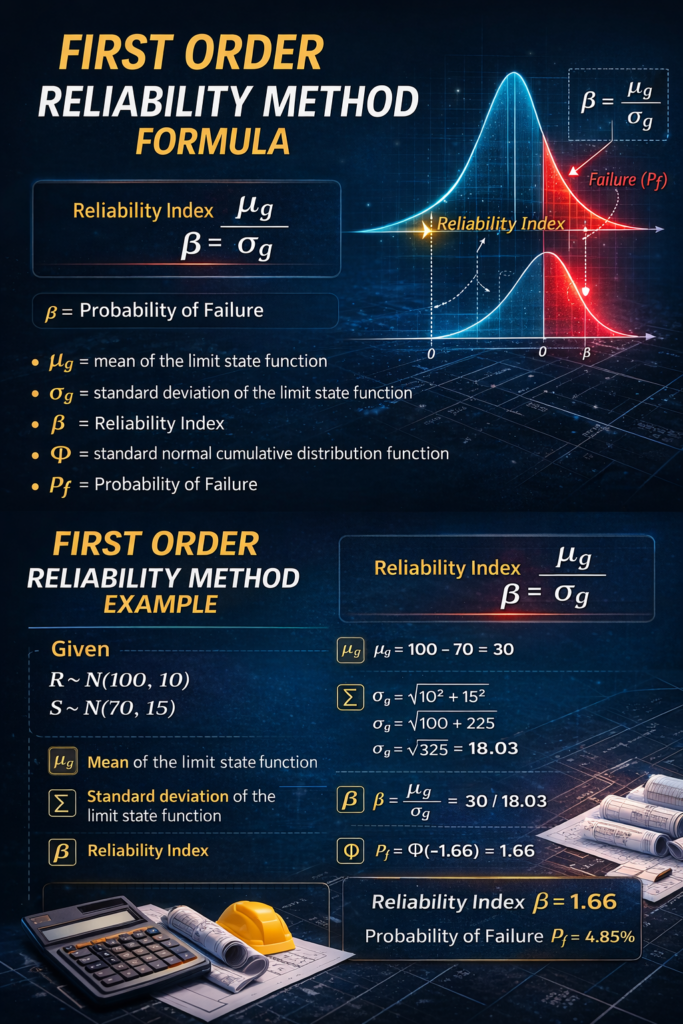 First Order Reliability Method Formula