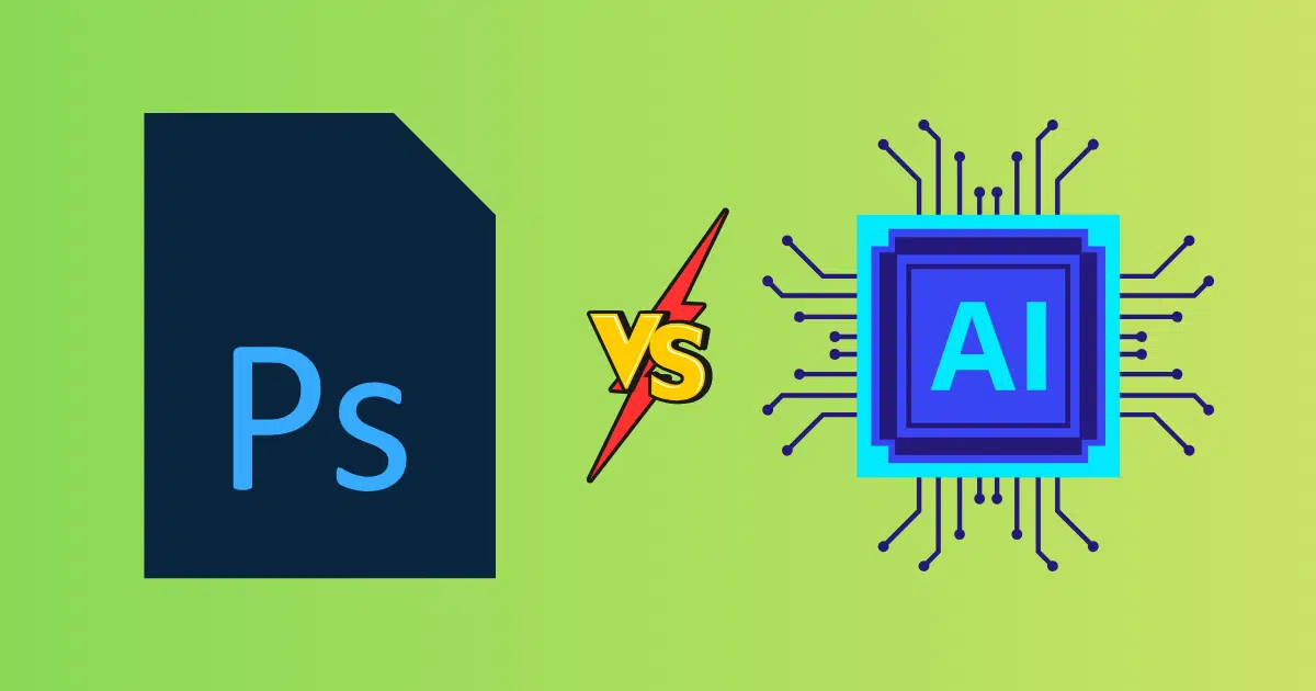 Free Image Generator by AI vs Photoshop