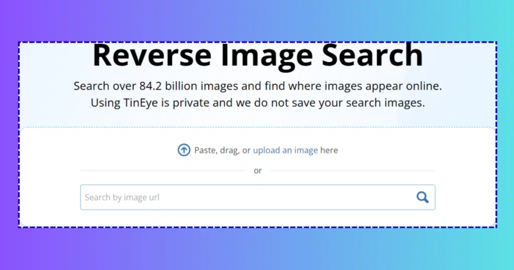 TinEye reverse image search results sorted by date to find original image source