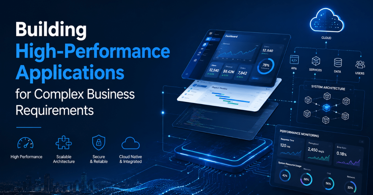 Building High-Performance Applications For Complex Business ...