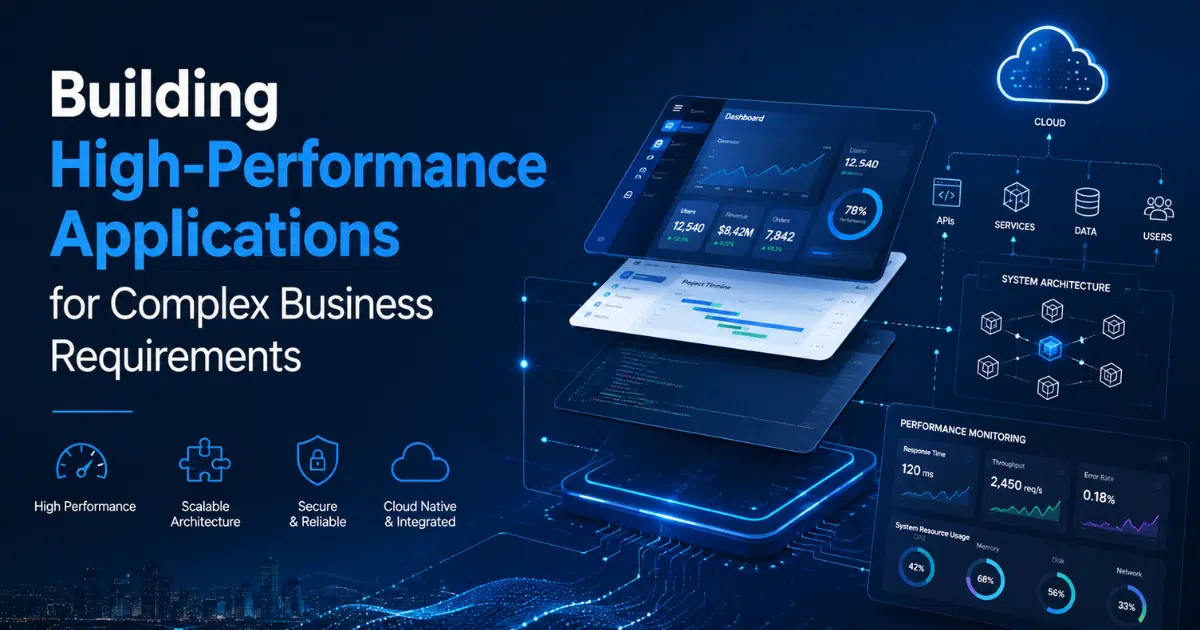 Building High-Performance Applications for Complex Business Requirements