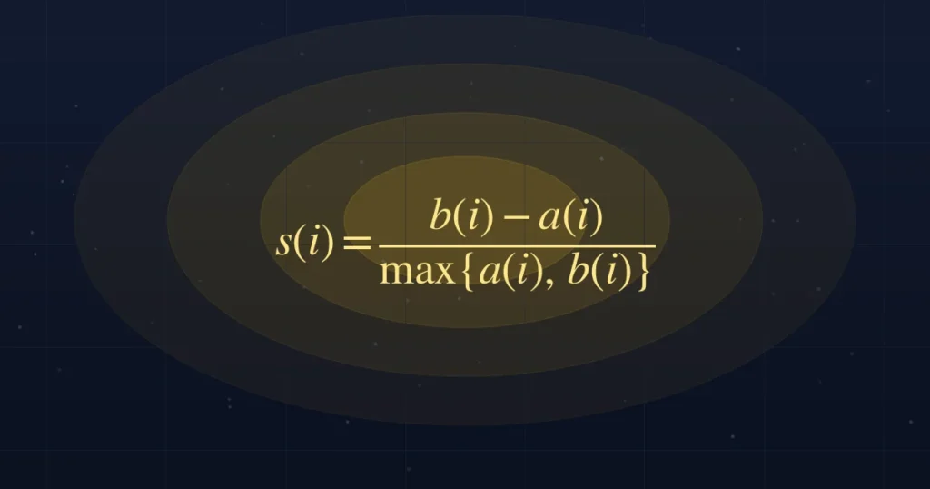unsupervised-learning-formula-silhouette