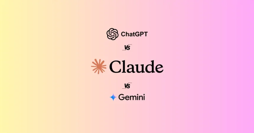 ChatGPT vs Claude vs Gemini