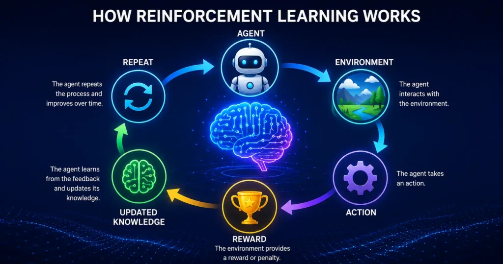 How Reinforcement Learning Works