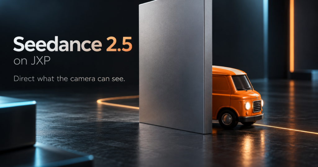 Seedance 2.5 on JXP provides text-to-video