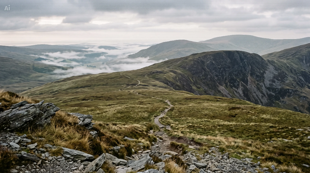 A Mountain Path Gives the Valley an Unseen Entrance