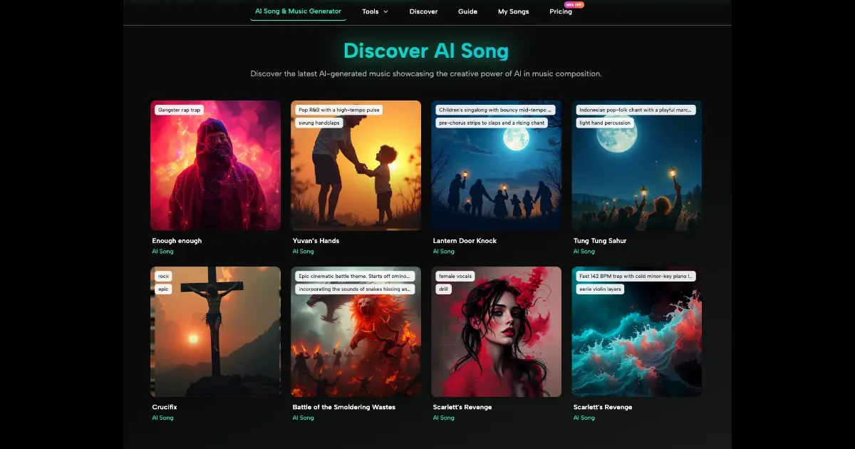 Discover AI song